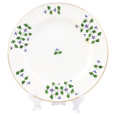 Antique Minton Fine Porcelain Cornflower Pattern Plate 19th Century 