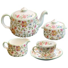 Minton Haddon Hall 11-teiliges Teeservice Bone China Porzellan