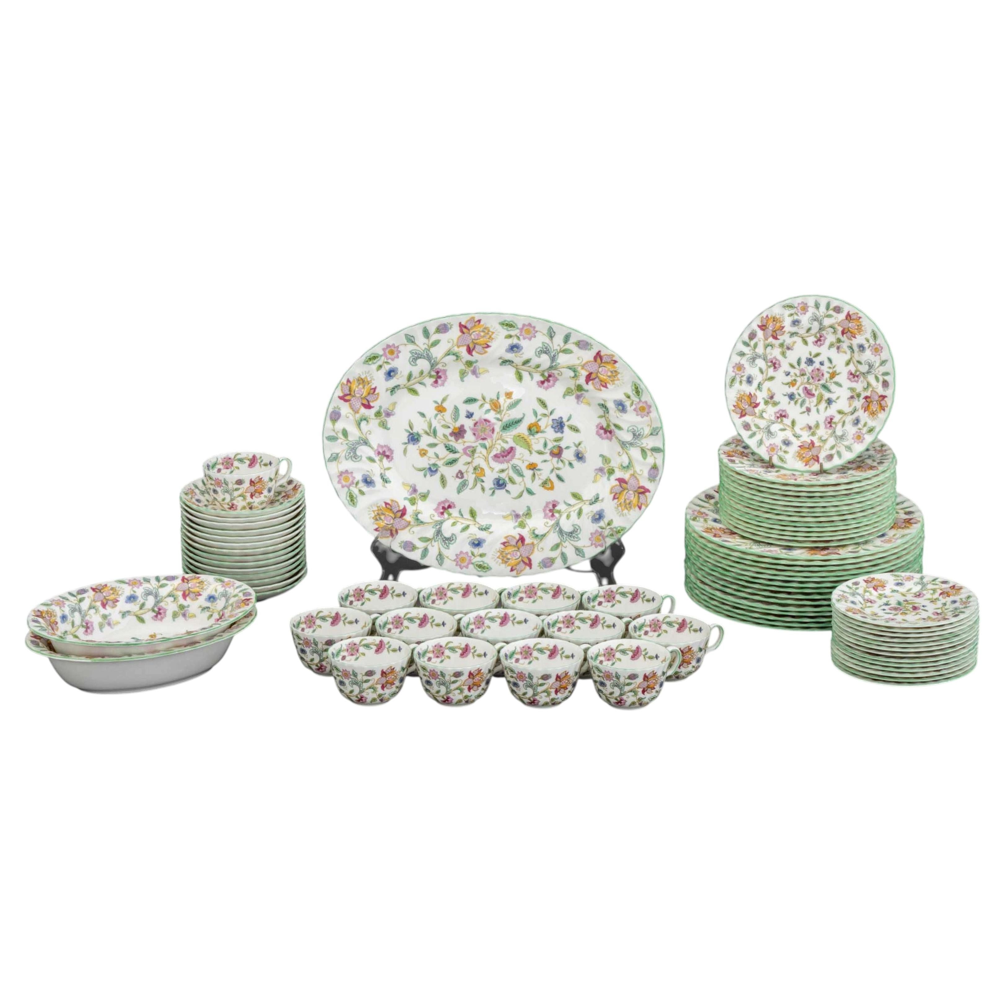 Minton "Haddon Hall" China Dinner Service for 14