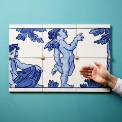 Minton Hollins 19th Century Renaissance Style Tiled Frieze