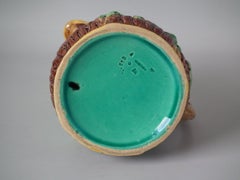 Minton Majolica Acorn and Snail Jug/Pitcher