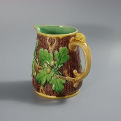 Minton Majolika Eichel- und Schneckenkrug/Krug