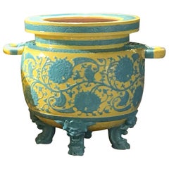 Minton Majolica Chinese Style Planter