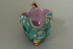 Minton Majolica Cream Jug with Snail Handle