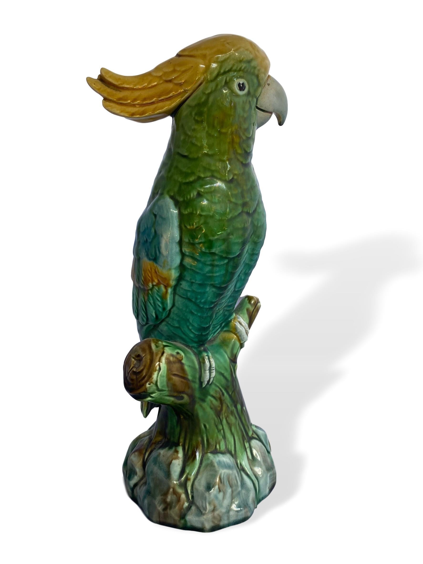 island questaway blue parrot figurines