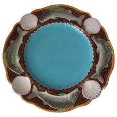 Minton Majolica Fish Plate