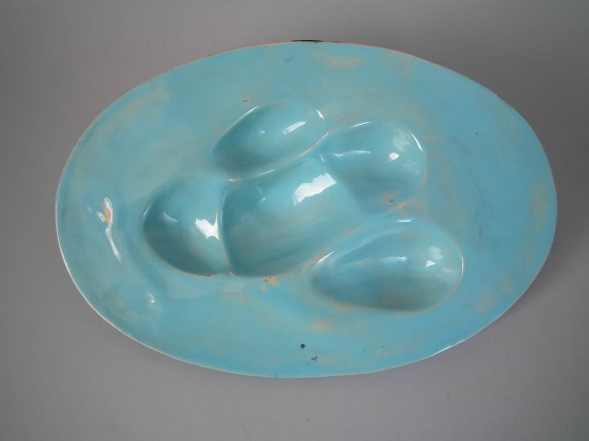 Plato y Tapa para Pastel de Minton Majolica Mallard Game Mediados del siglo XIX en venta