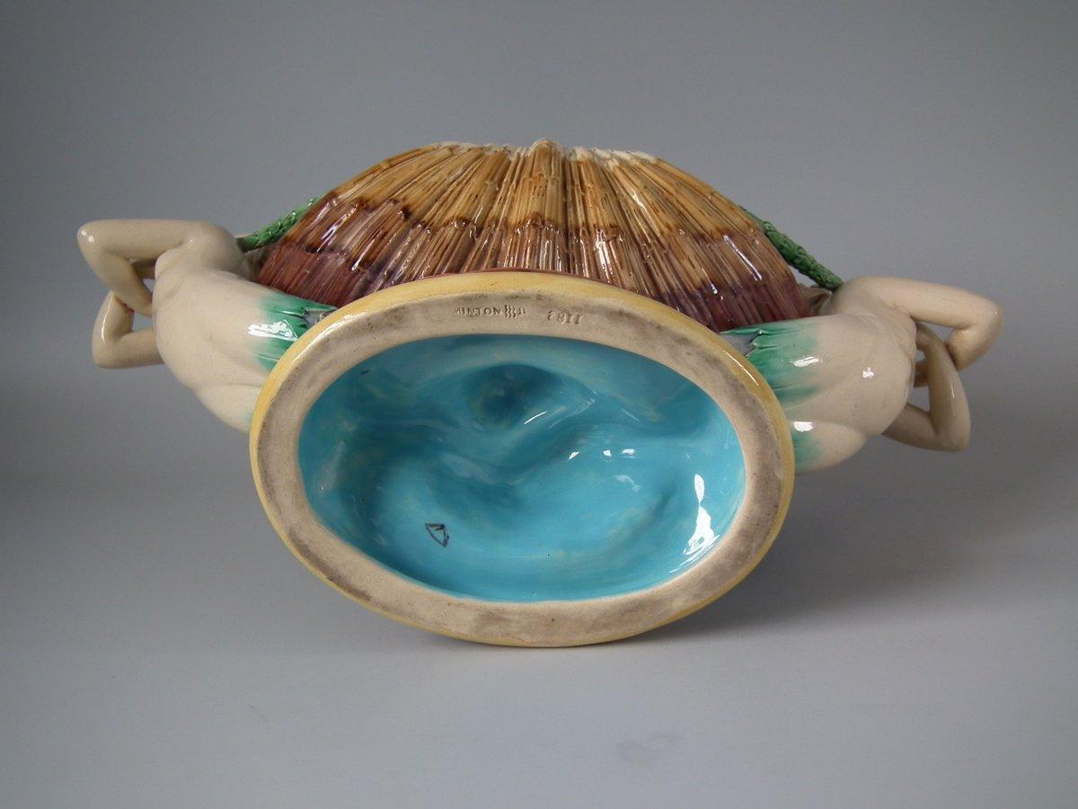 Minton Majolica Mermaids Centrepiece Bowl 1