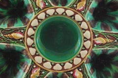 Minton Majolica "Mottled" Oyster Plate