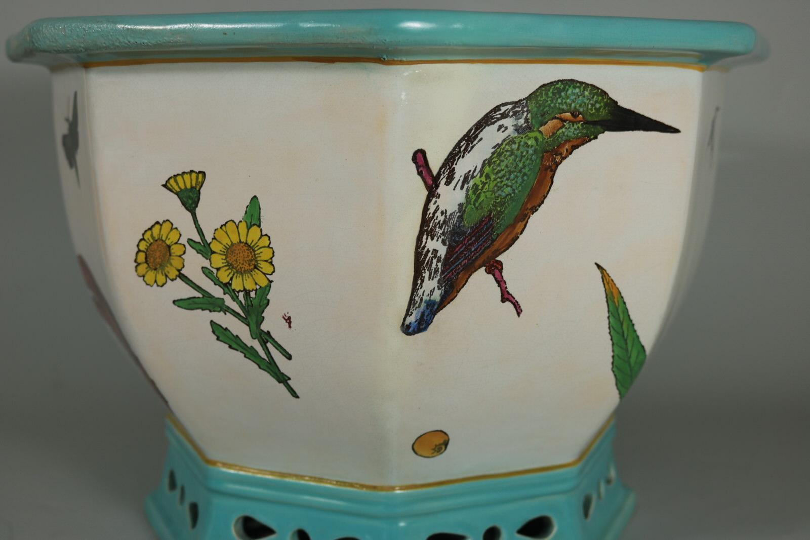 Minton Majolica 'Naturalist' Jardiniere by W.S Coleman For Sale 5