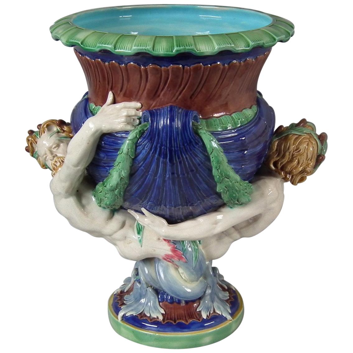 Minton Majolica Neptune Jardinière