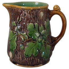 Minton Majolica Oak Jug or Pitcher