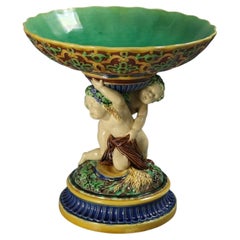 Minton Majolika-Putti-Schale