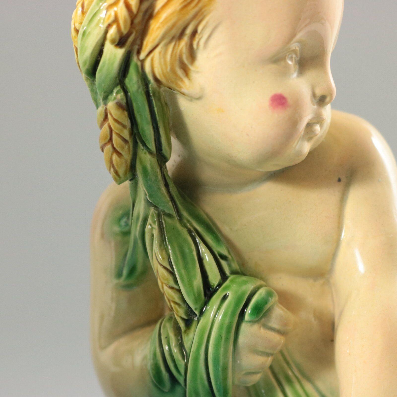 Minton Majolica Putti Shell Carriers For Sale 13