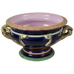 Minton Majolica Snake Jardinière