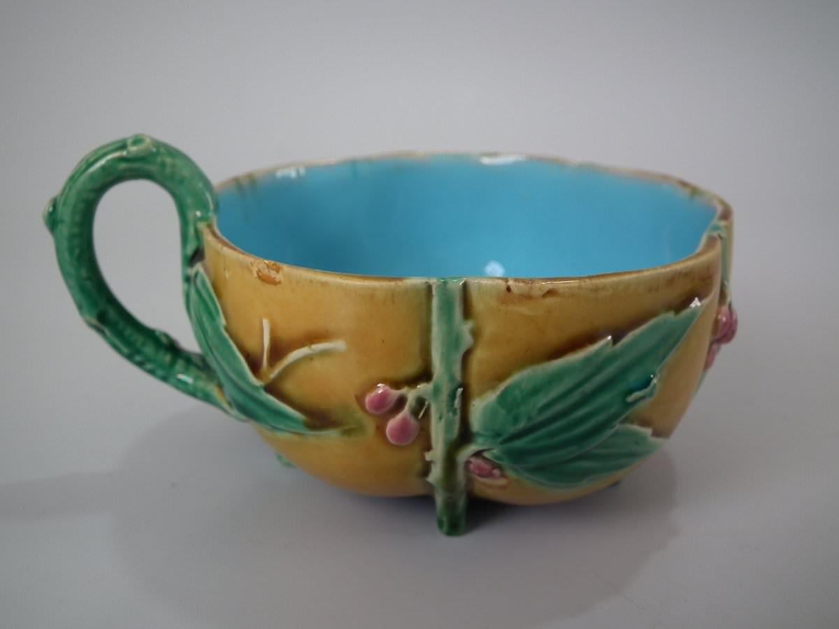 Minton Majolica Teacup and Saucer 5