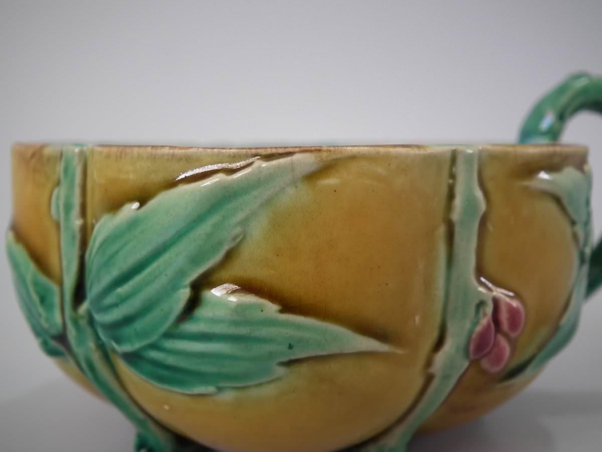 Minton Majolica Teacup and Saucer 6