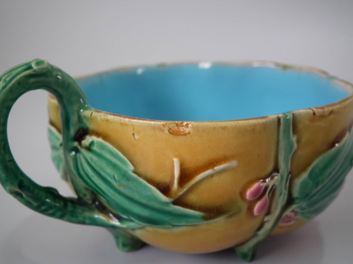 Minton Majolica Teacup and Saucer 10