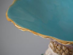 Minton Majolica Triton and Shell Serving Dish