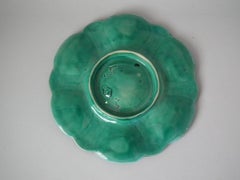 Minton Majolica Turquoise 6 Well Oyster Plate