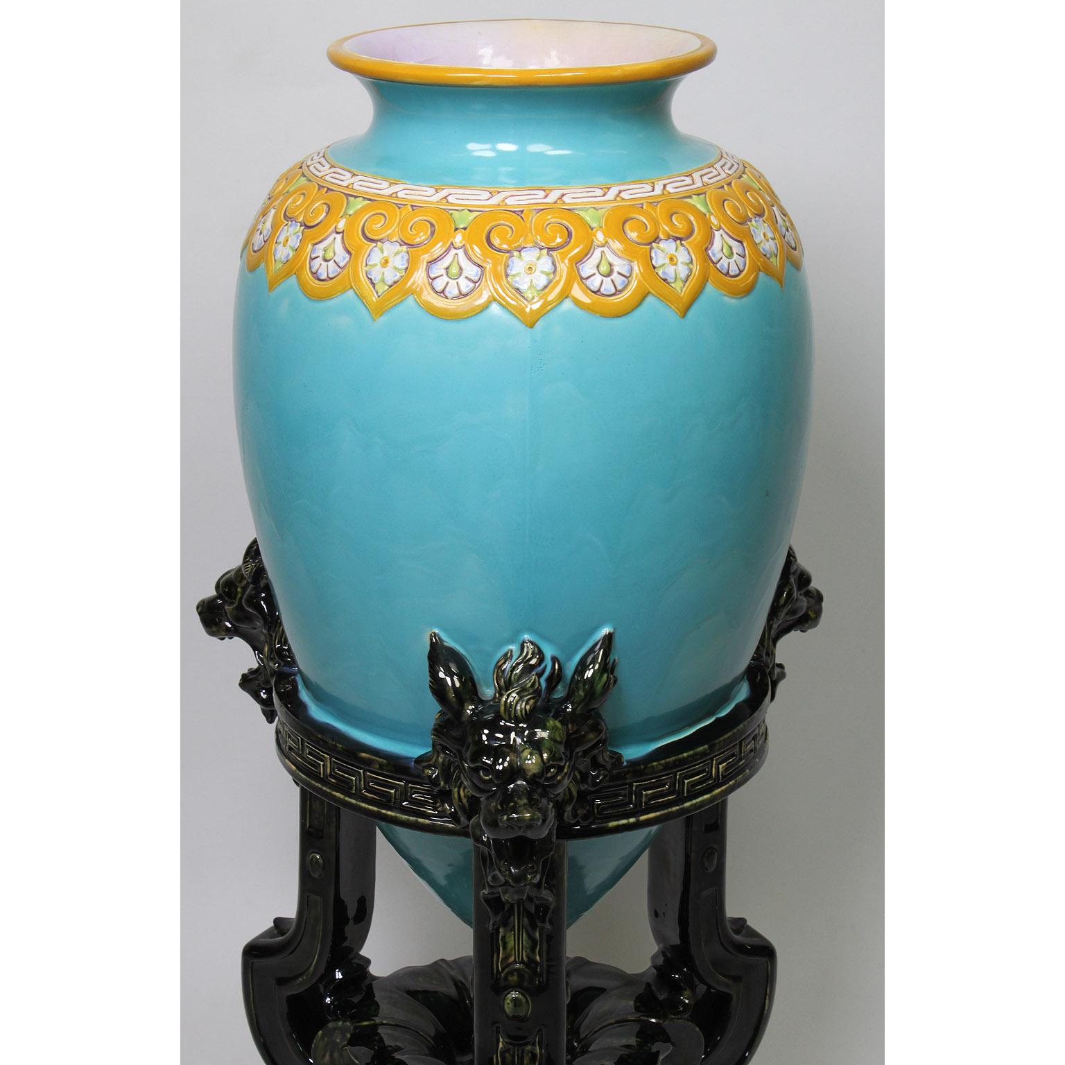 Minton Majolica Turquoise-Ground 