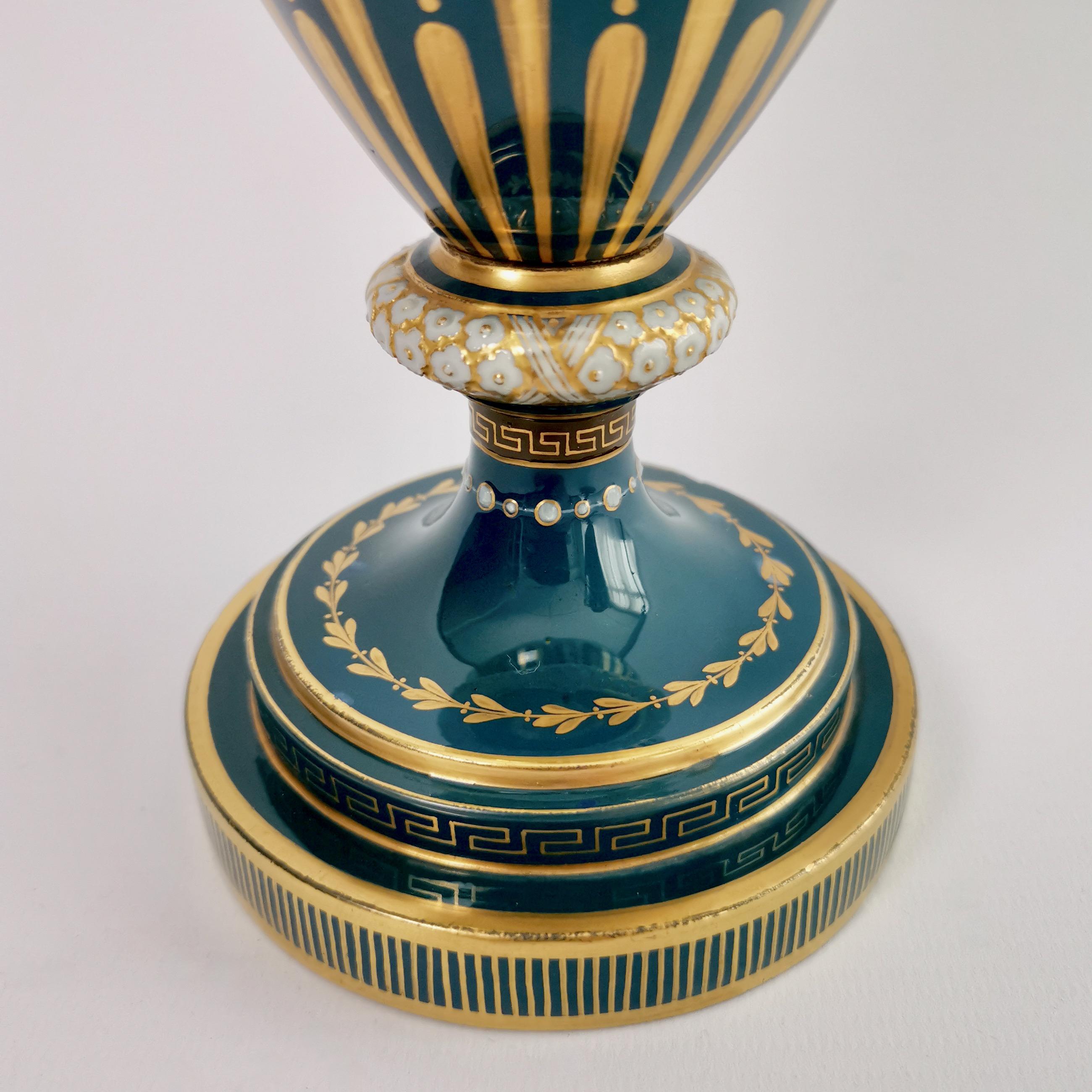 Minton Pair of Porcelain Vases - Urns, Pâte-sur-Pâte by Harry Hollins, 1873-1891 10