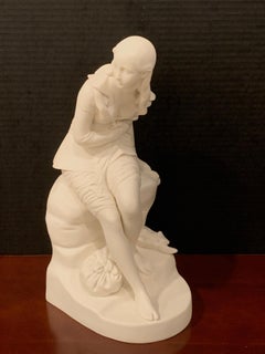 Minton Parian Figur von Don Quijotes "Dorothea" von John Bell