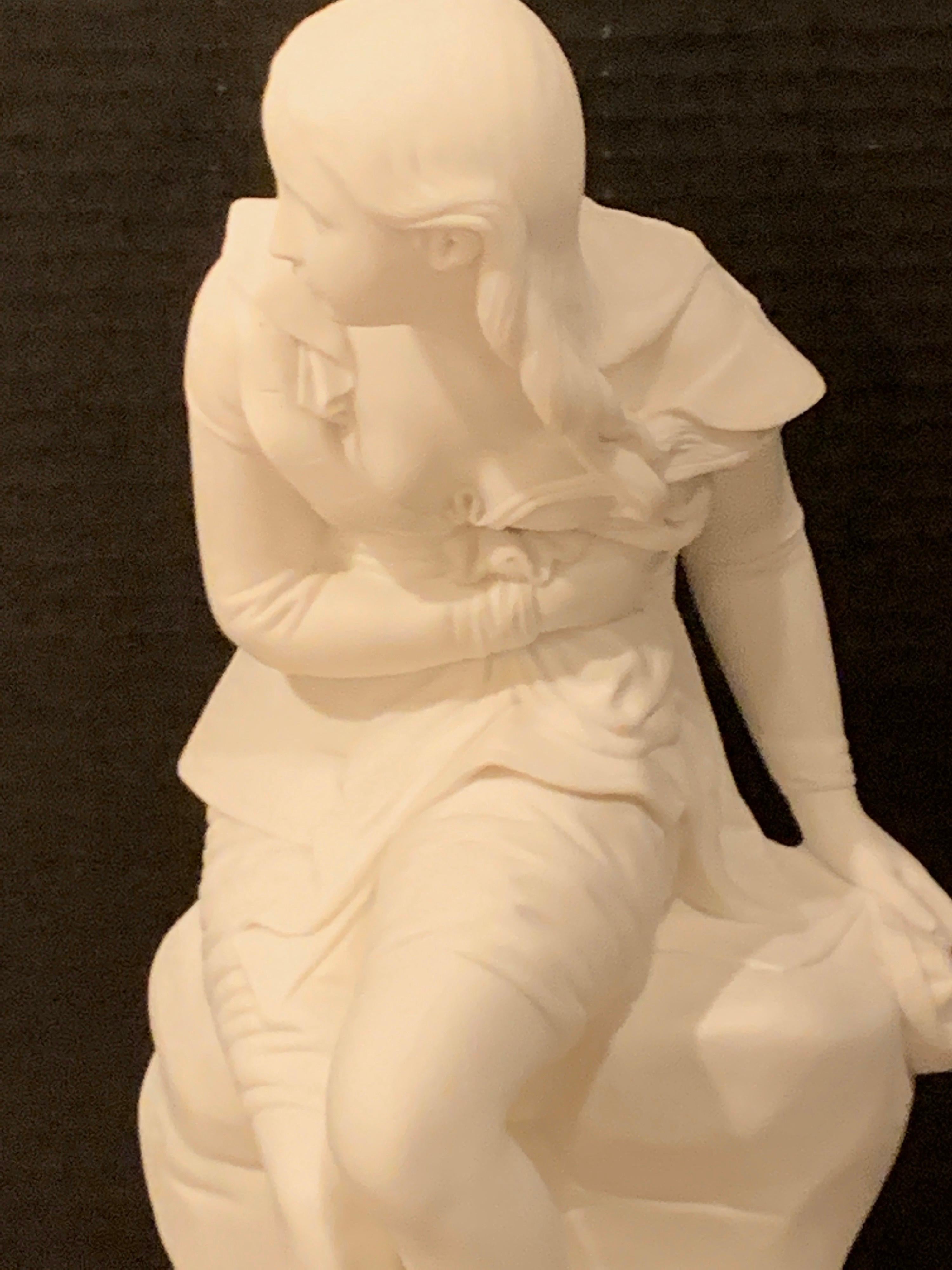 High Victorian Minton Parian Figure of Don Quixote's 