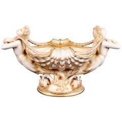 Minton Parian Mermaid Jardinere