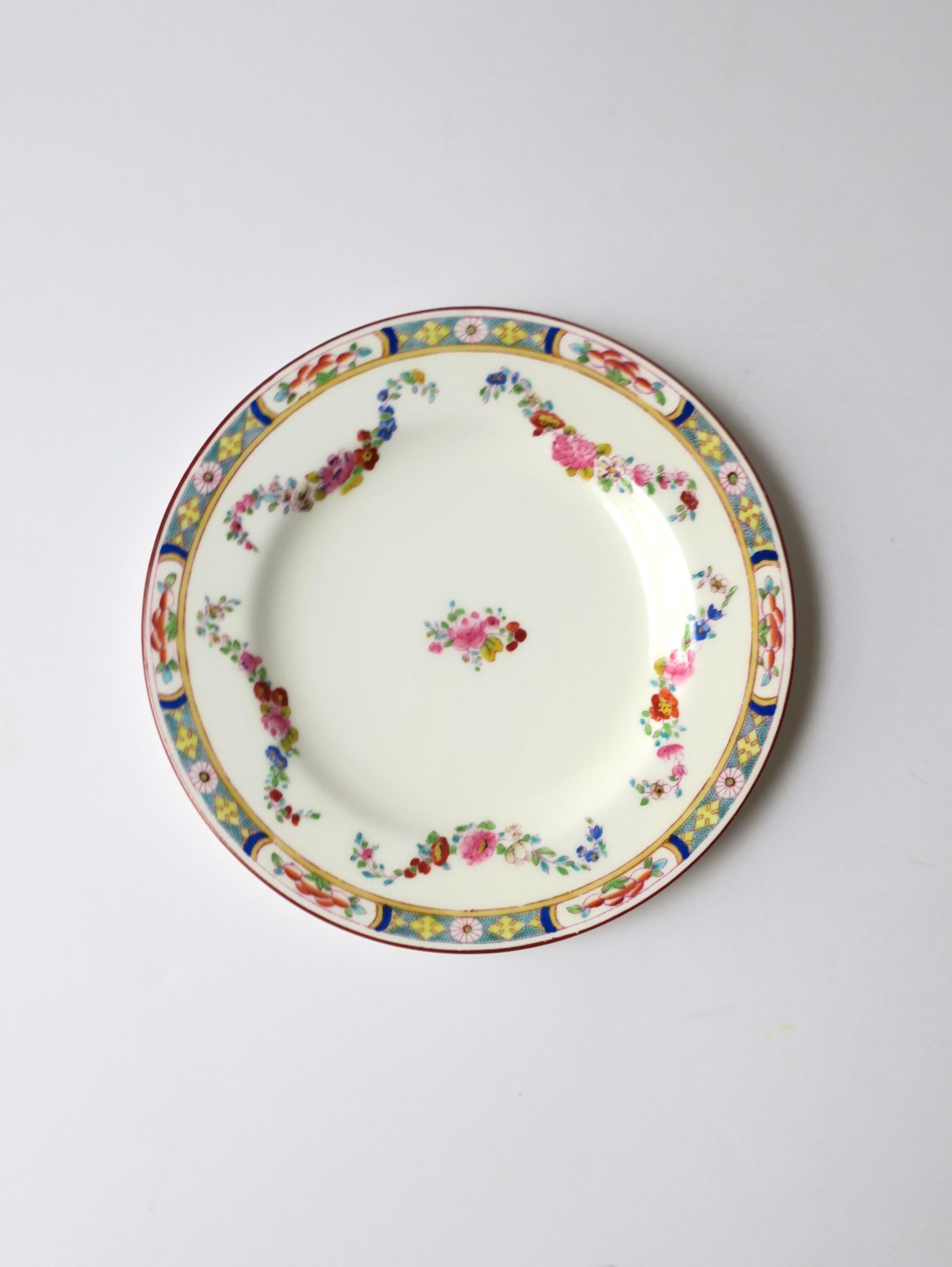 English Minton Porcelain Plates for Rhodes Bros Tacoma, Set of 4 For Sale 2