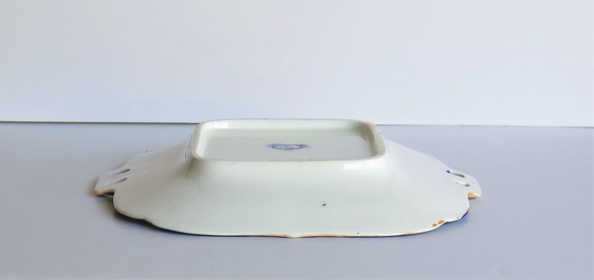 Minton Porcelain Handled Dish or Plate in Imari Pattern 1052, English circa 1825 7