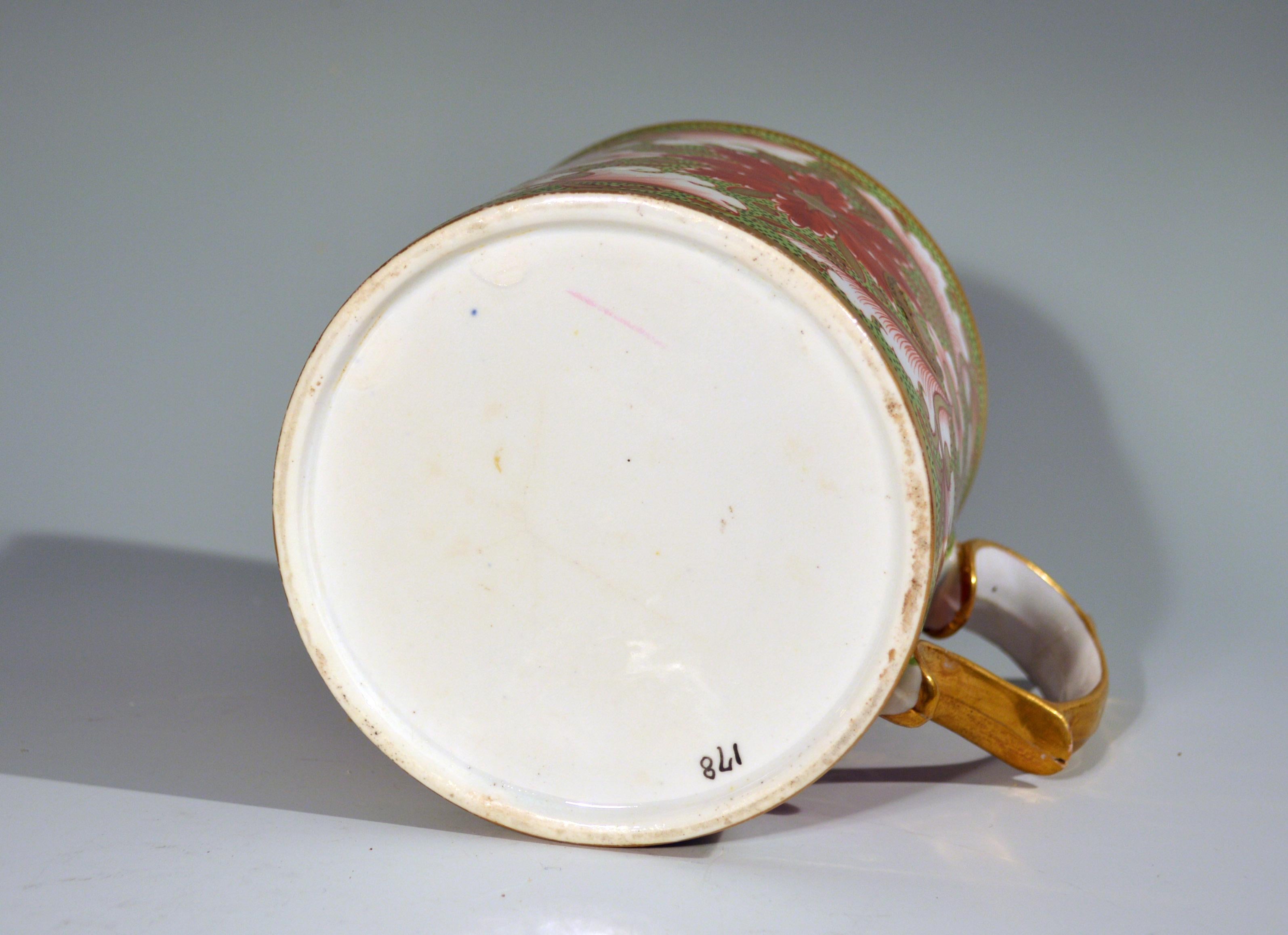 Minton Porcelain Porcelain Green-Ground Tankard, English, circa 1805-1810 2