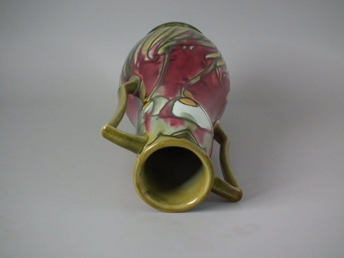 Art Nouveau Minton Secessionist No.11 Two-Handled Vase