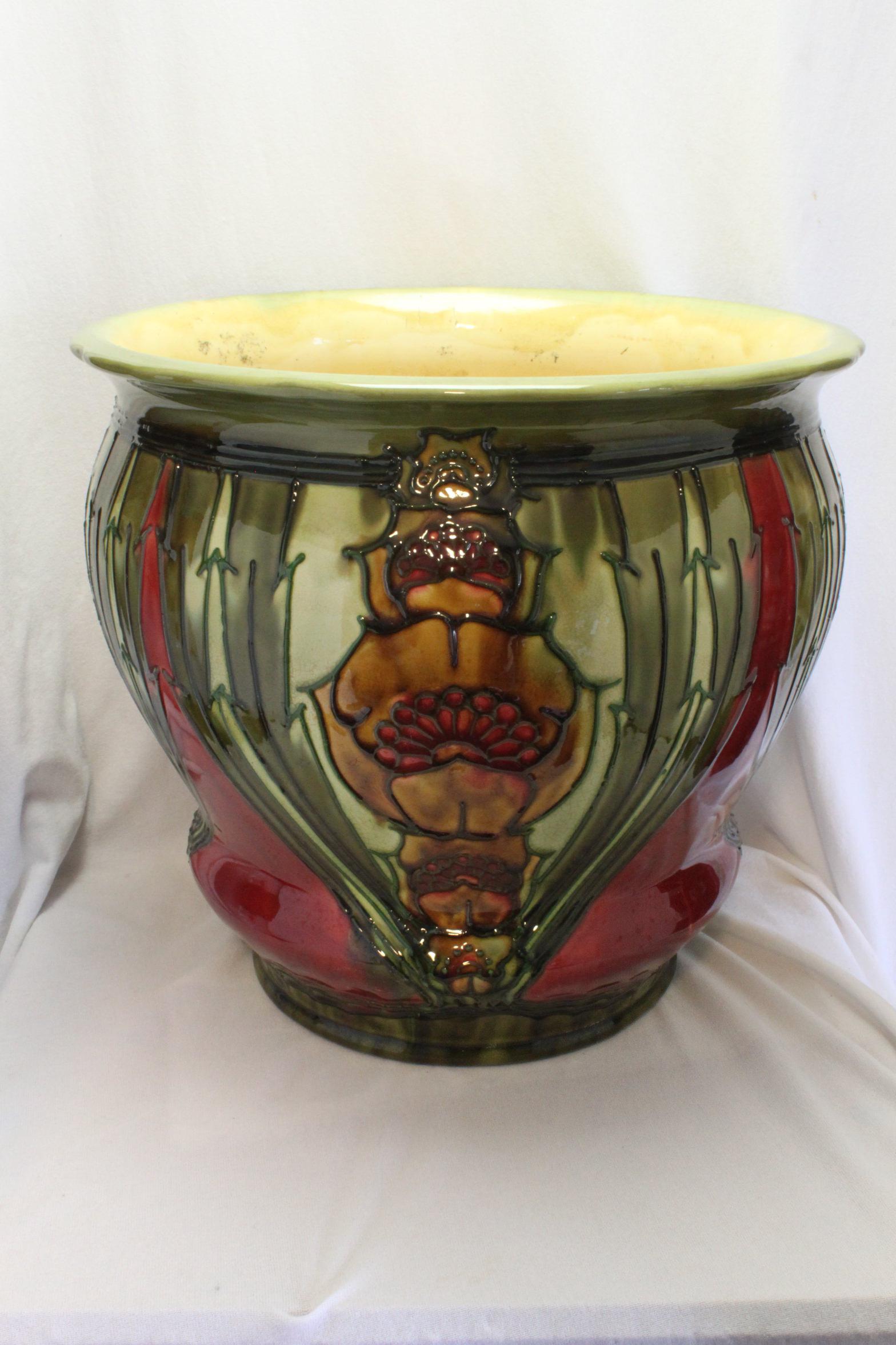 This Minton jardiniere is a lovely example of their 