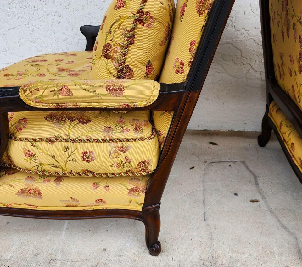MINTON SPIDEL French Provincial Armchairs Pair For Sale 9