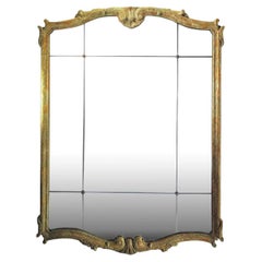 Minton-Spidell Carved French Rustic 9 Section Wall Mirror