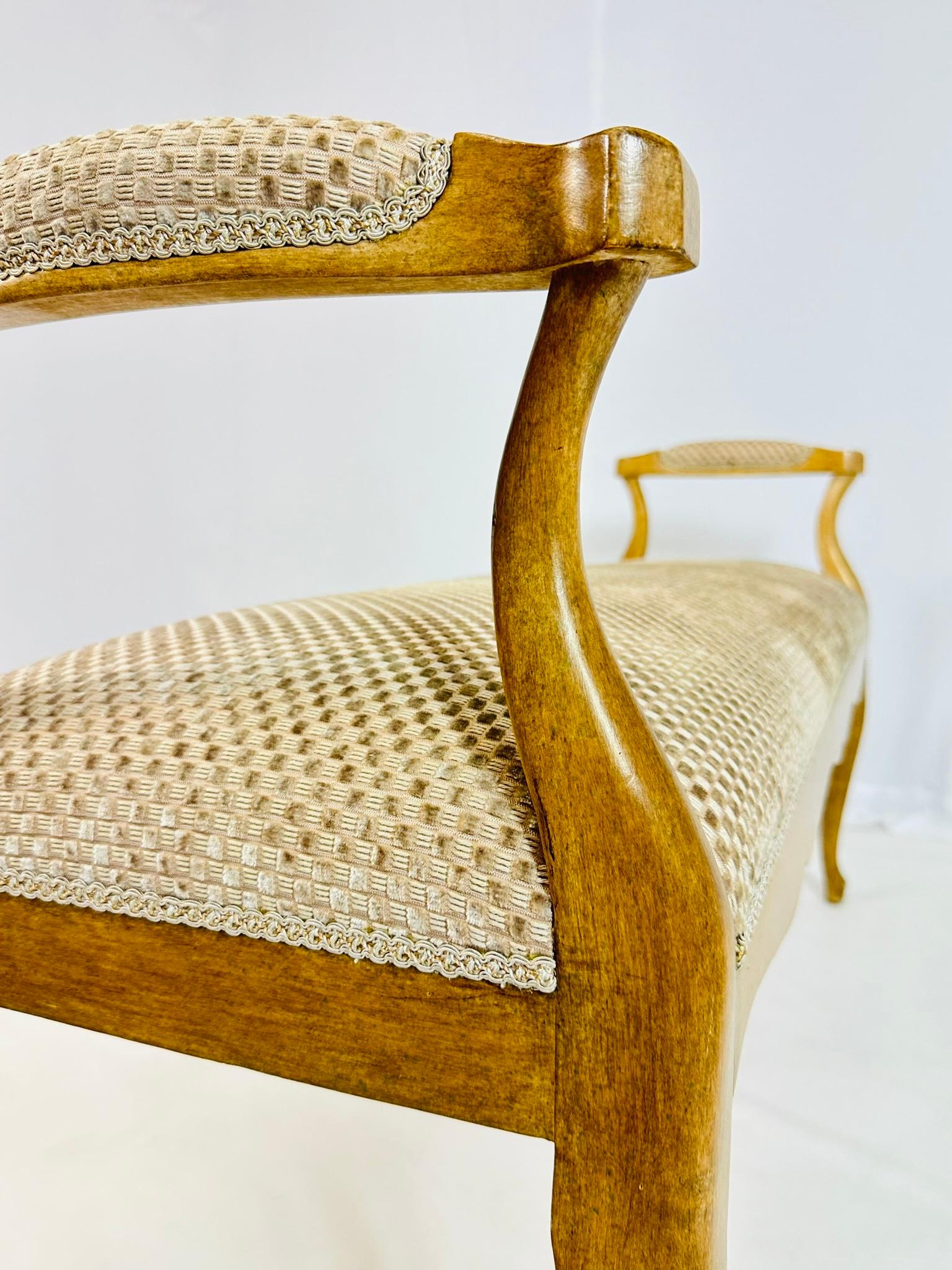 Minton - Spidell French Provincial Upholstered Bench, USA 20th Century 4