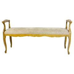 Minton - Spidell French Provincial Upholstered Bench, USA 20th Century