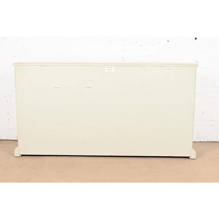Minton Spidell French Regency Louis XVI Lacquered Sideboard or Bar Cabinet For Sale 5