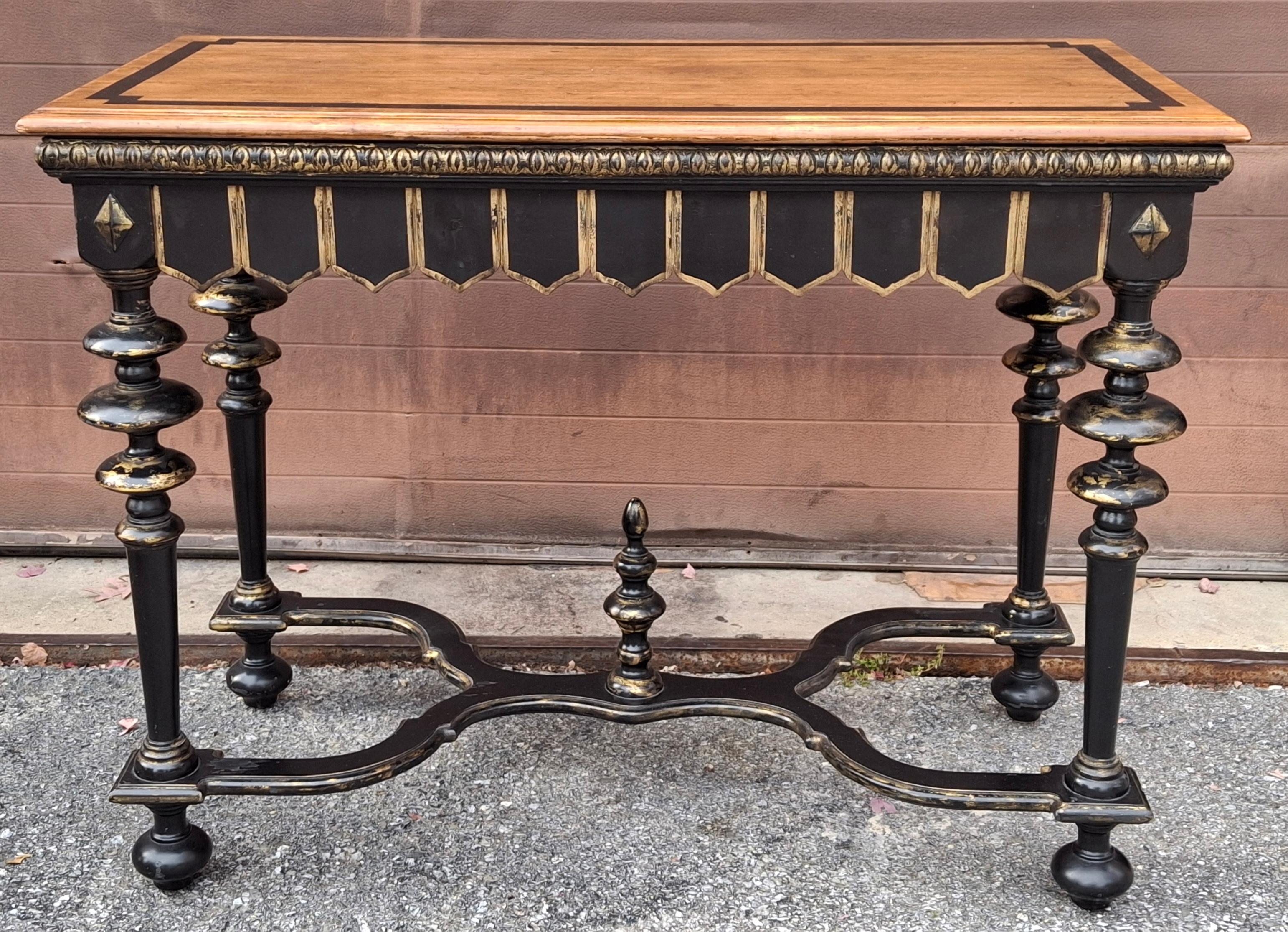 Baroque Revival Minton-Spidell Las Palmas Collection Villanova Console Table For Sale