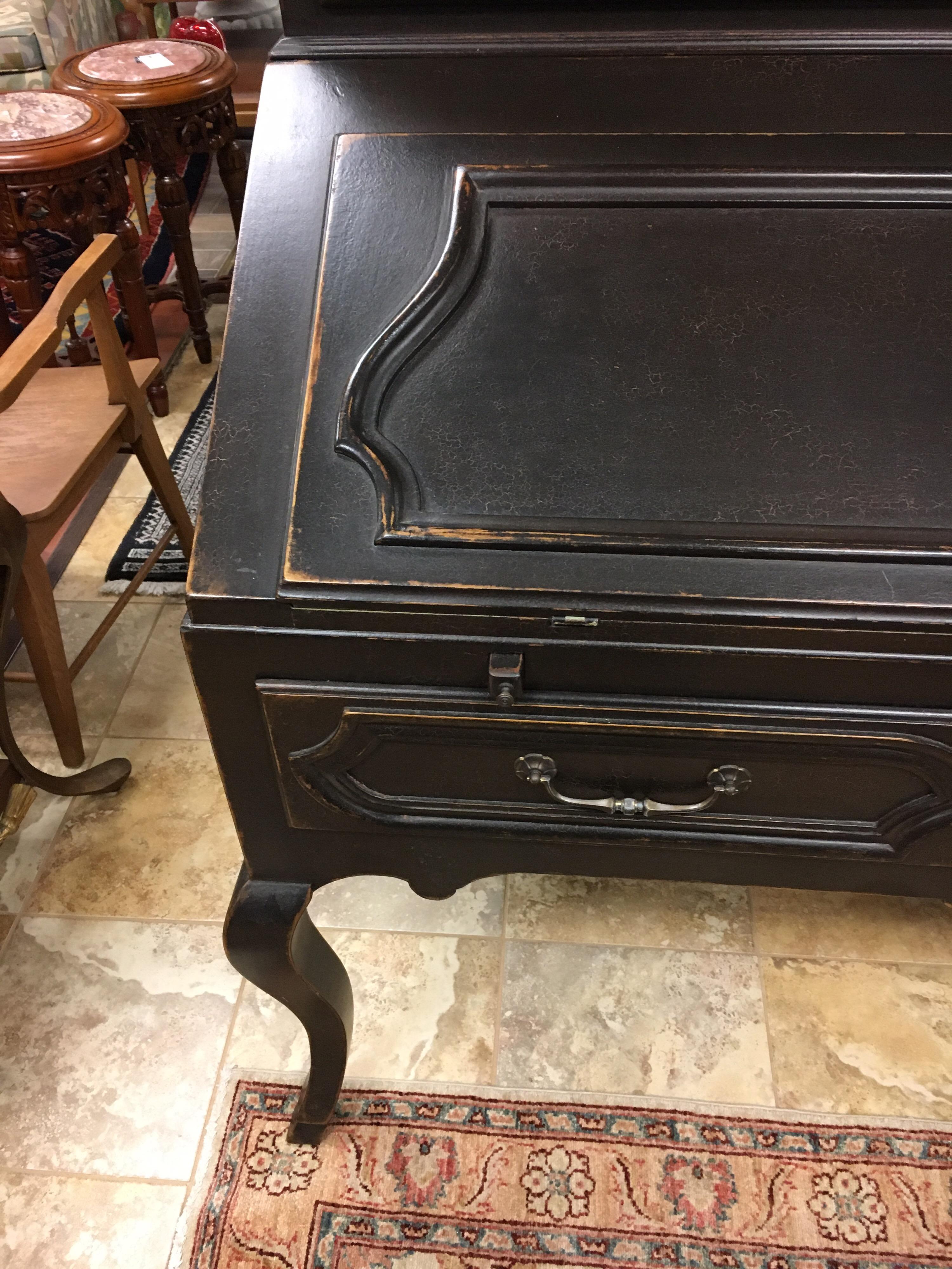 Minton Spidell Louis XV Secretary Desk Cabinet Credenza In Good Condition In West Hartford, CT