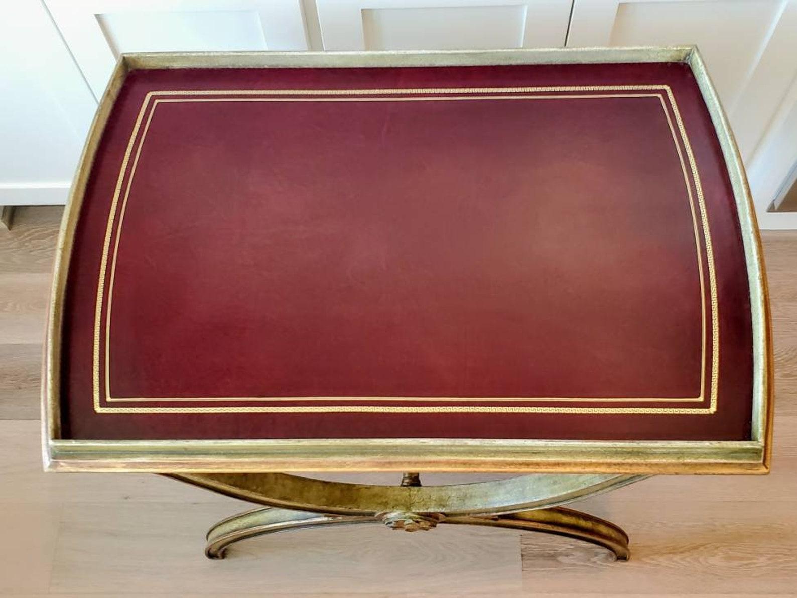 Table à plateau York néoclassique en forme de X de Minton-Spidell en vente 1