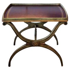 Vintage Minton-Spidell Neoclassical X-Form York Tray Table