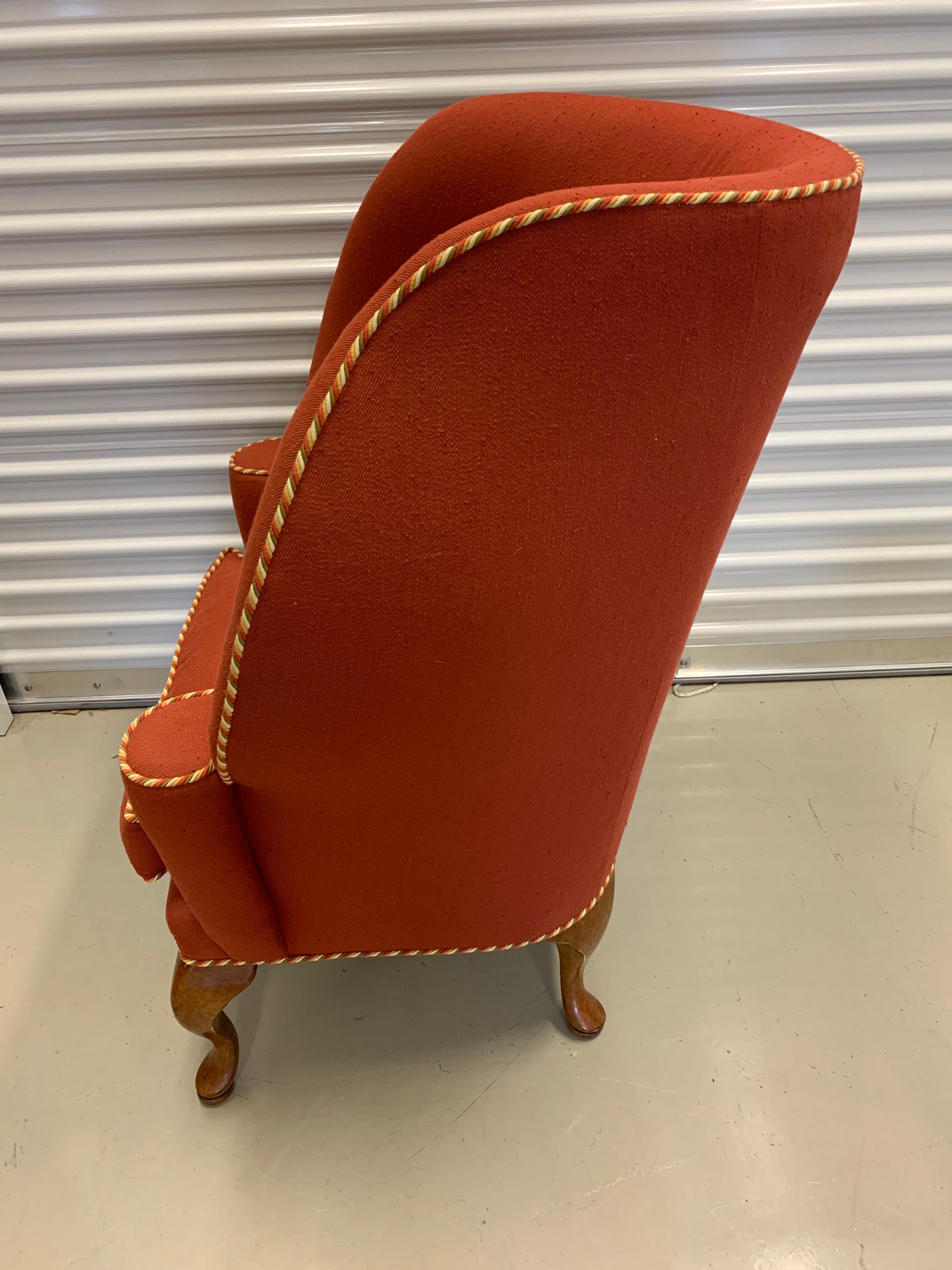 Minton Spidell Papa Bear Upholstered Chair Sculptural Wingback Armchair 3