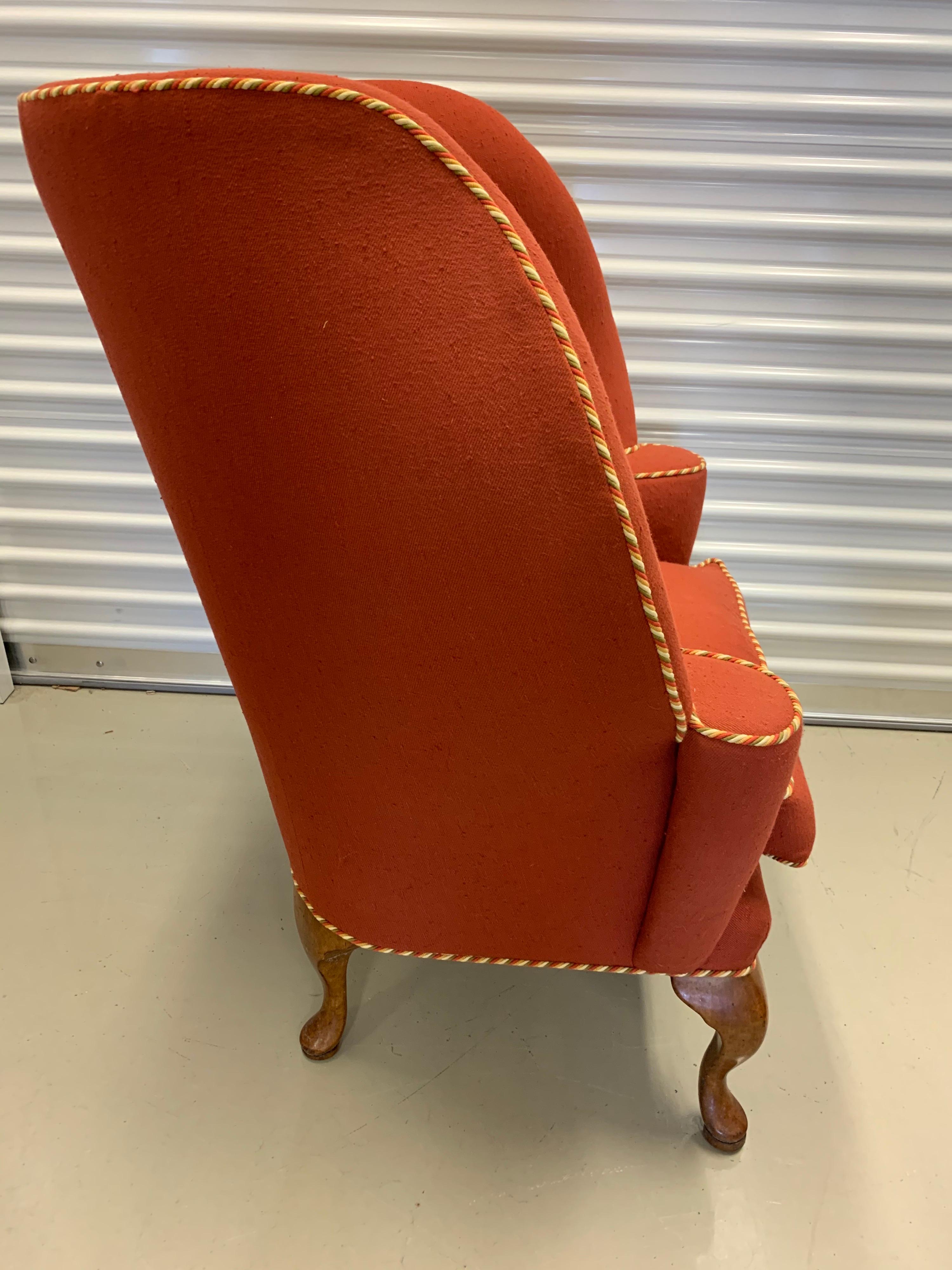 Minton Spidell Papa Bear Upholstered Chair Sculptural Wingback Armchair 5
