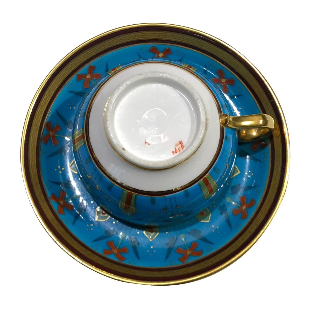 Aesthetic Movement Minton Tea cup attributed to Christopher Dresser, 1871 For Sale