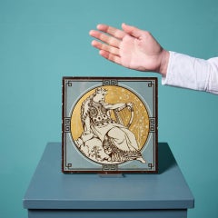 Minton Tile of ‘Classical Figures with Musical Instruments’ by John Moyr Smith