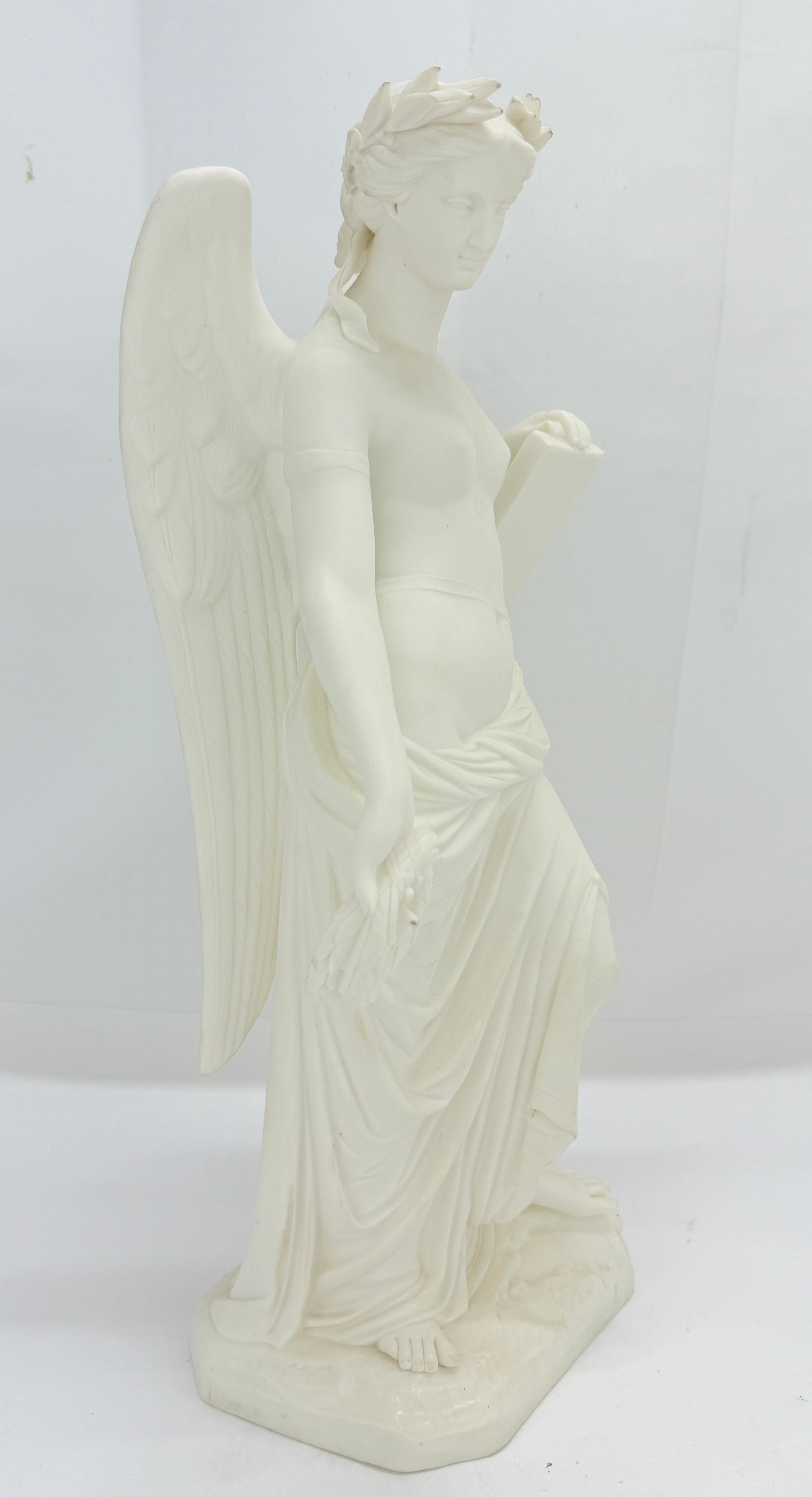 The “Honour to the Brave” Parian sculpture was modeled by John Bell (1811–1895), a prominent English sculptor. Bell is best known for designing the Crimean War memorial statues – including the allegorical female figure “Honour” – for the Brigade of