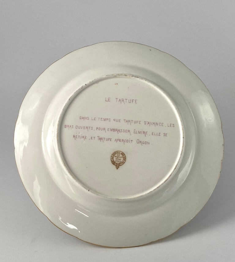 Mintons Porcelain Plate, L.E. Seiffert, c. 1880 4