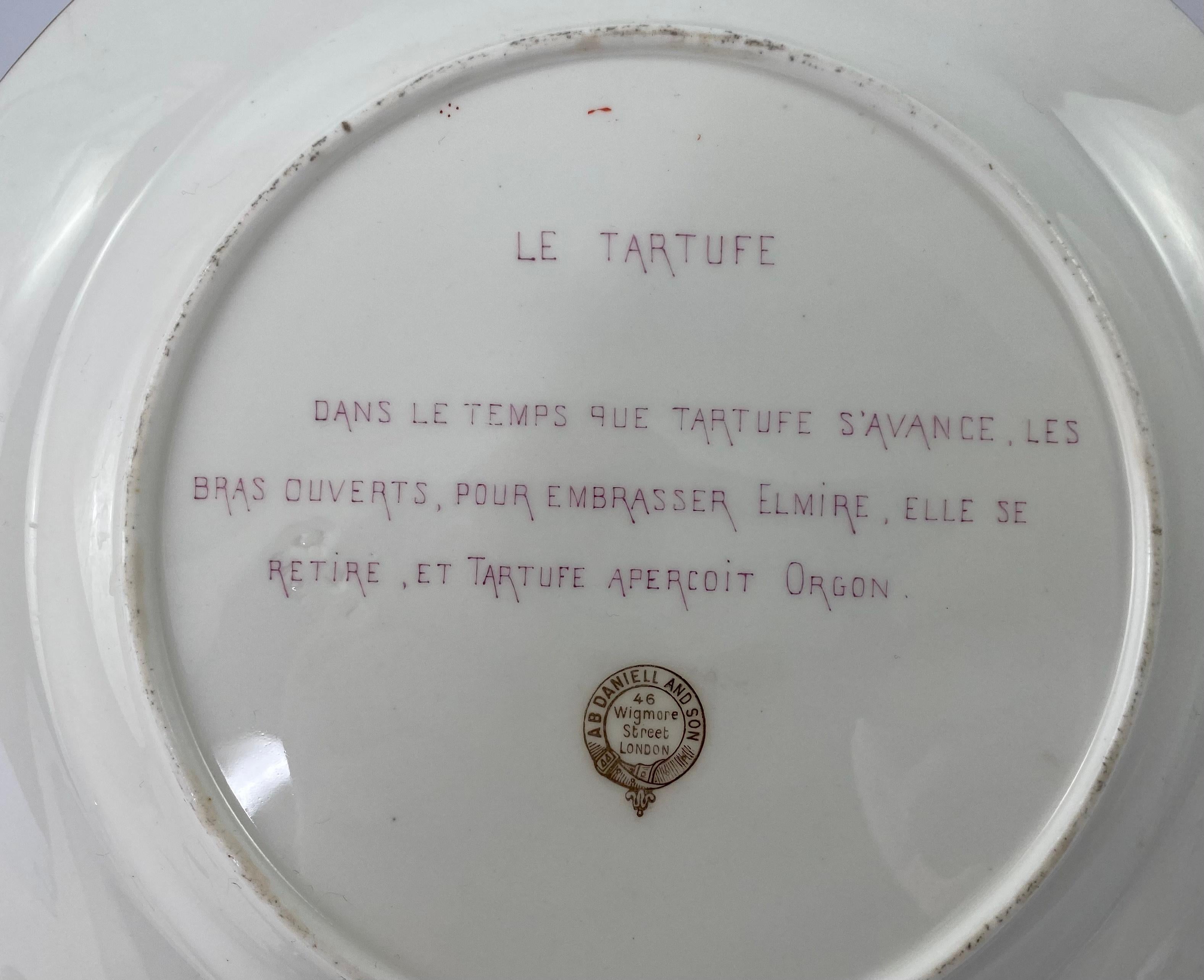 Mintons Porcelain Plate, L.E. Seiffert, c. 1880 4